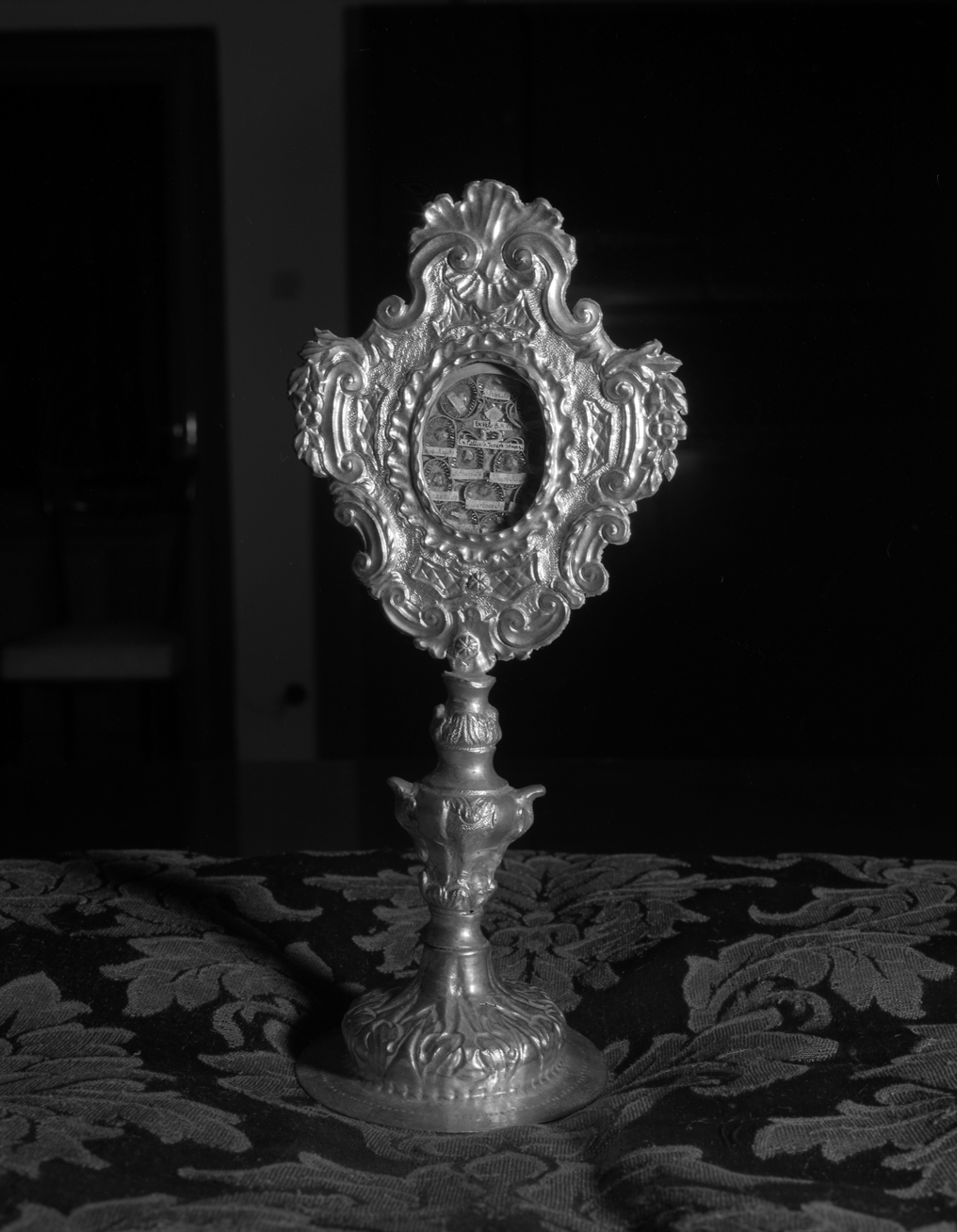 reliquiario - a ostensorio - ambito veneto (seconda metà sec. XIX)