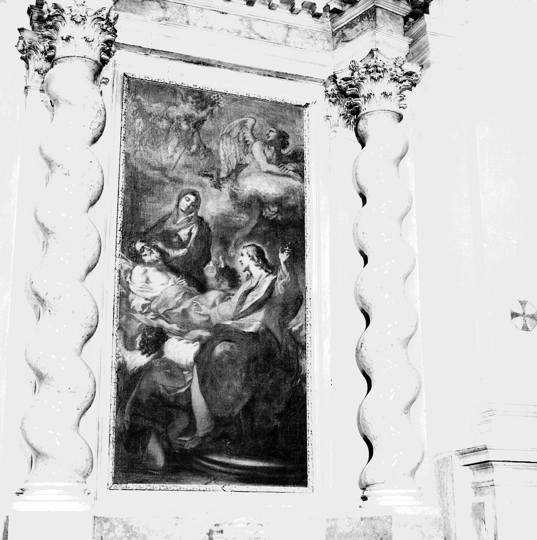 morte di San Giuseppe (pala d'altare) di Balestra Antonio (inizio sec. XVIII)