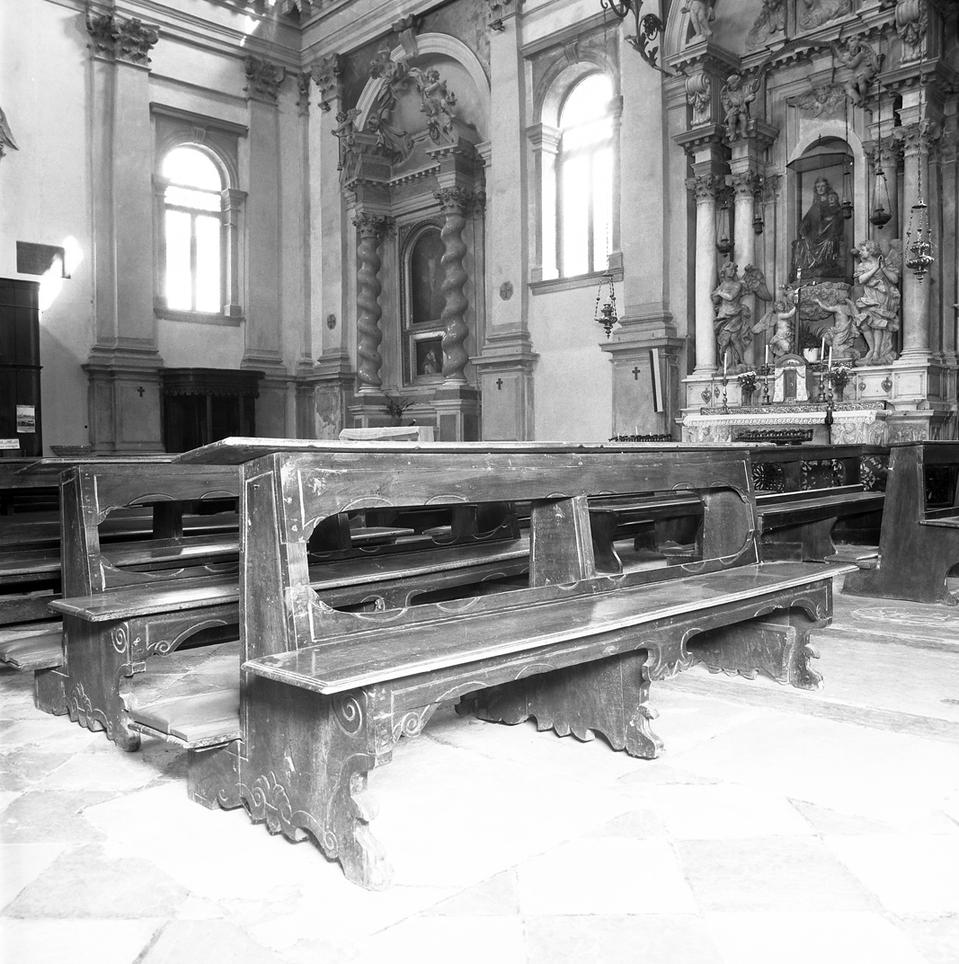 banco da chiesa - bottega veneta (prima metà sec. XIX)