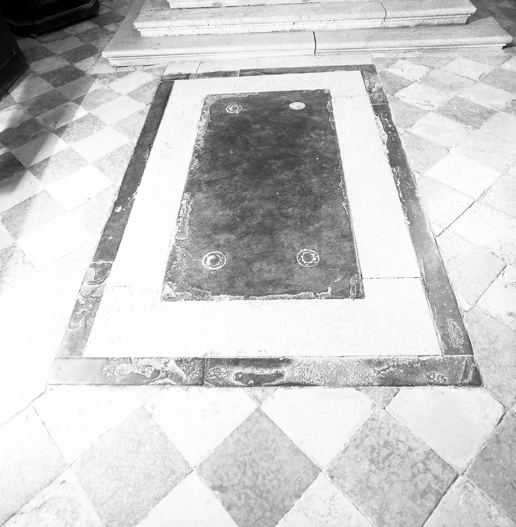 lastra tombale - bottega veneta (sec. XVI)