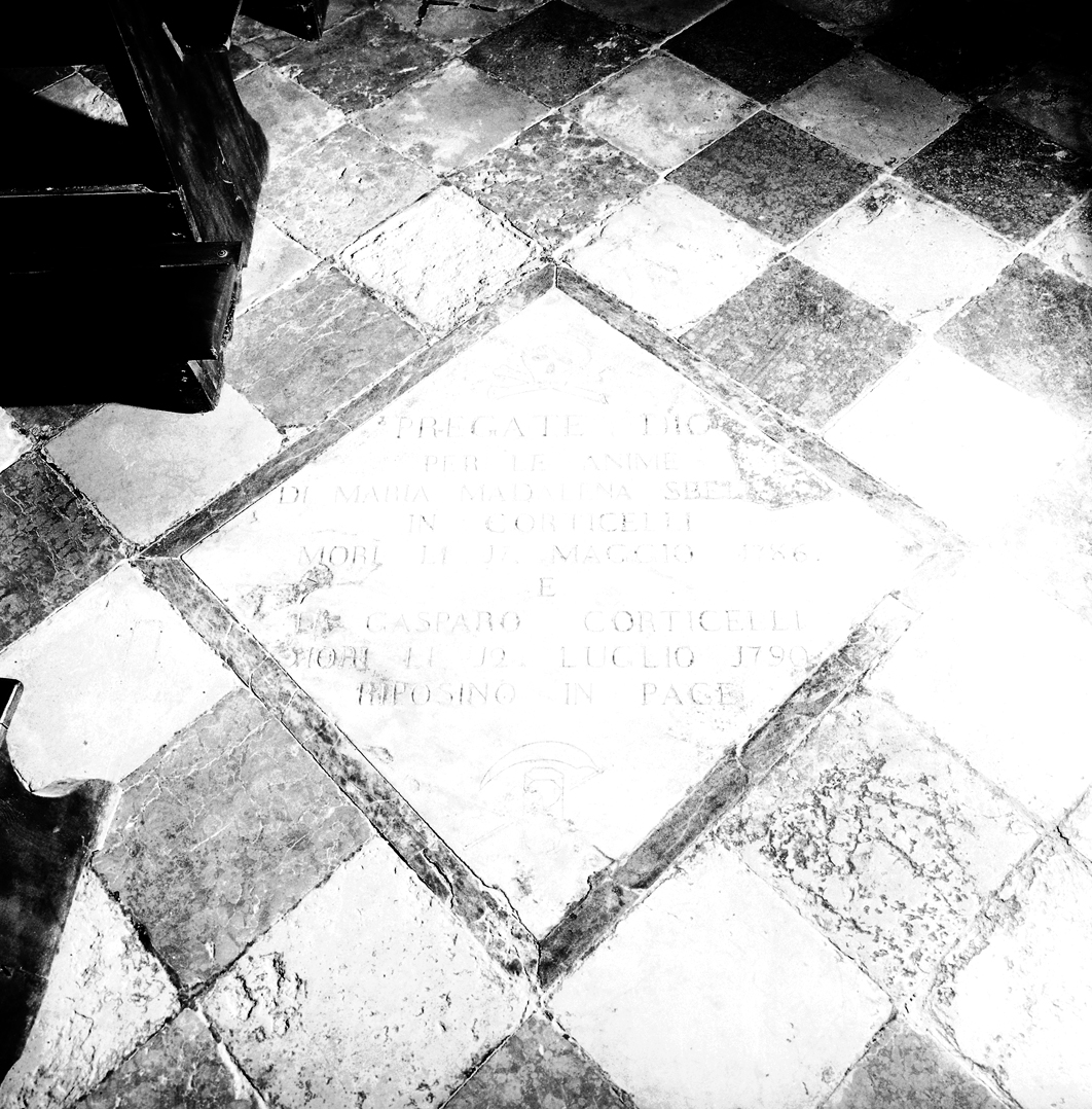 lastra tombale - bottega veneta (sec. XVIII)