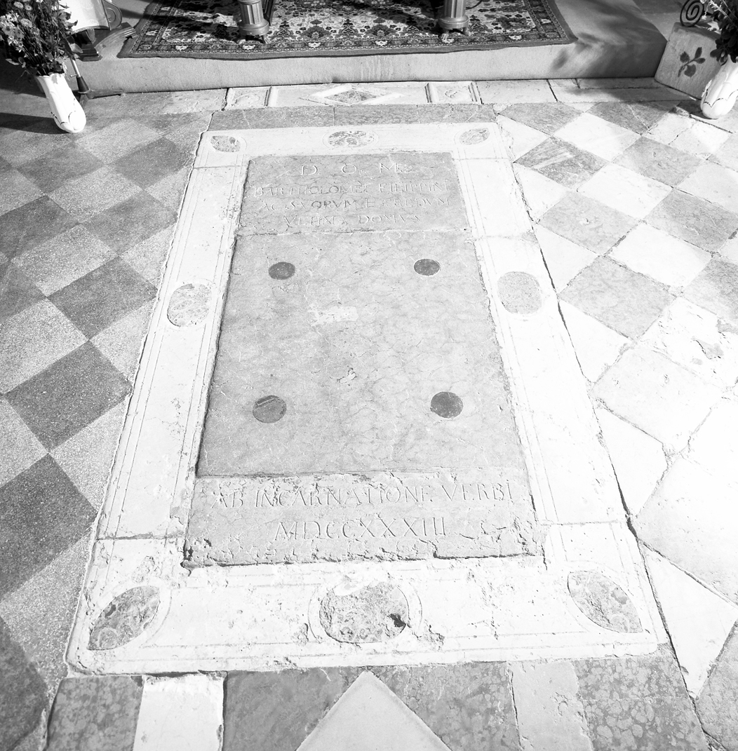 lastra tombale - bottega veneta (sec. XVIII)