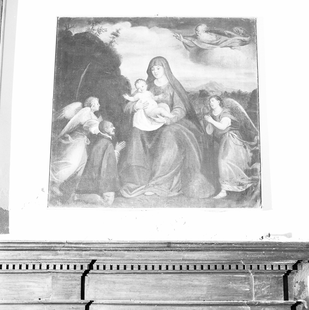 Rustico completa la statua della Madonna delle Grazie (dipinto) - ambito romano (seconda metà sec. XVI)