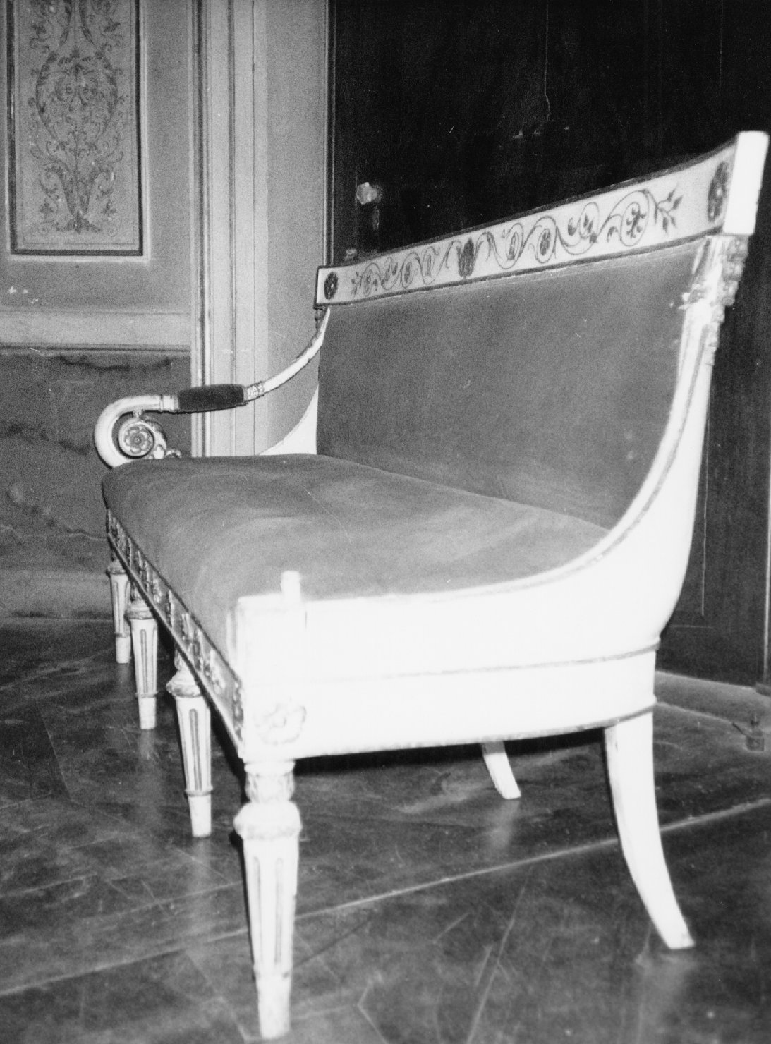 divano, opera isolata - ambito veneziano (sec. XIX)