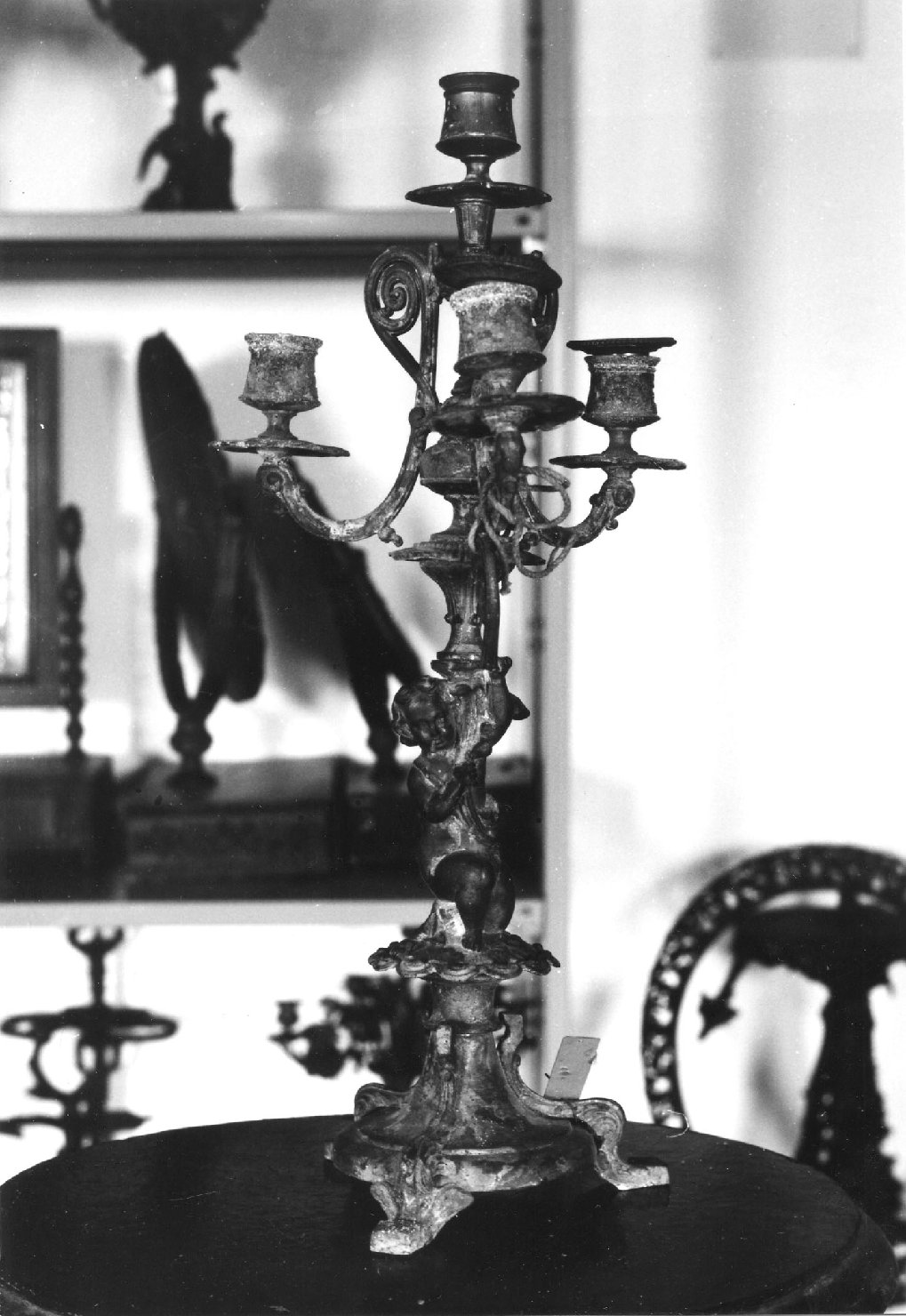 candelabro, serie - manifattura Italia settentrionale (sec. XIX)