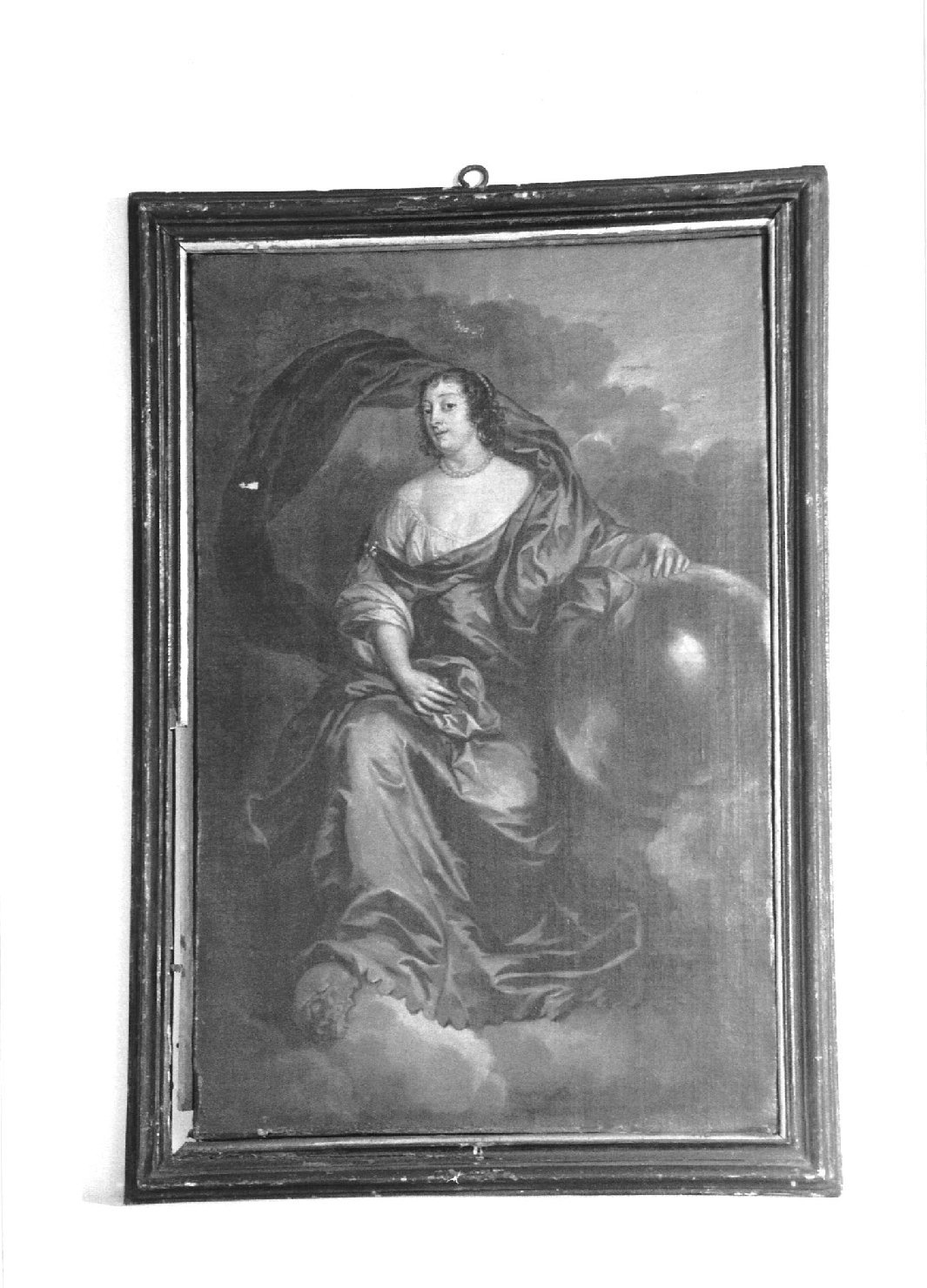 figura allegorica femminile (dipinto, opera isolata) - ambito fiammingo (prima metà sec. XVII)