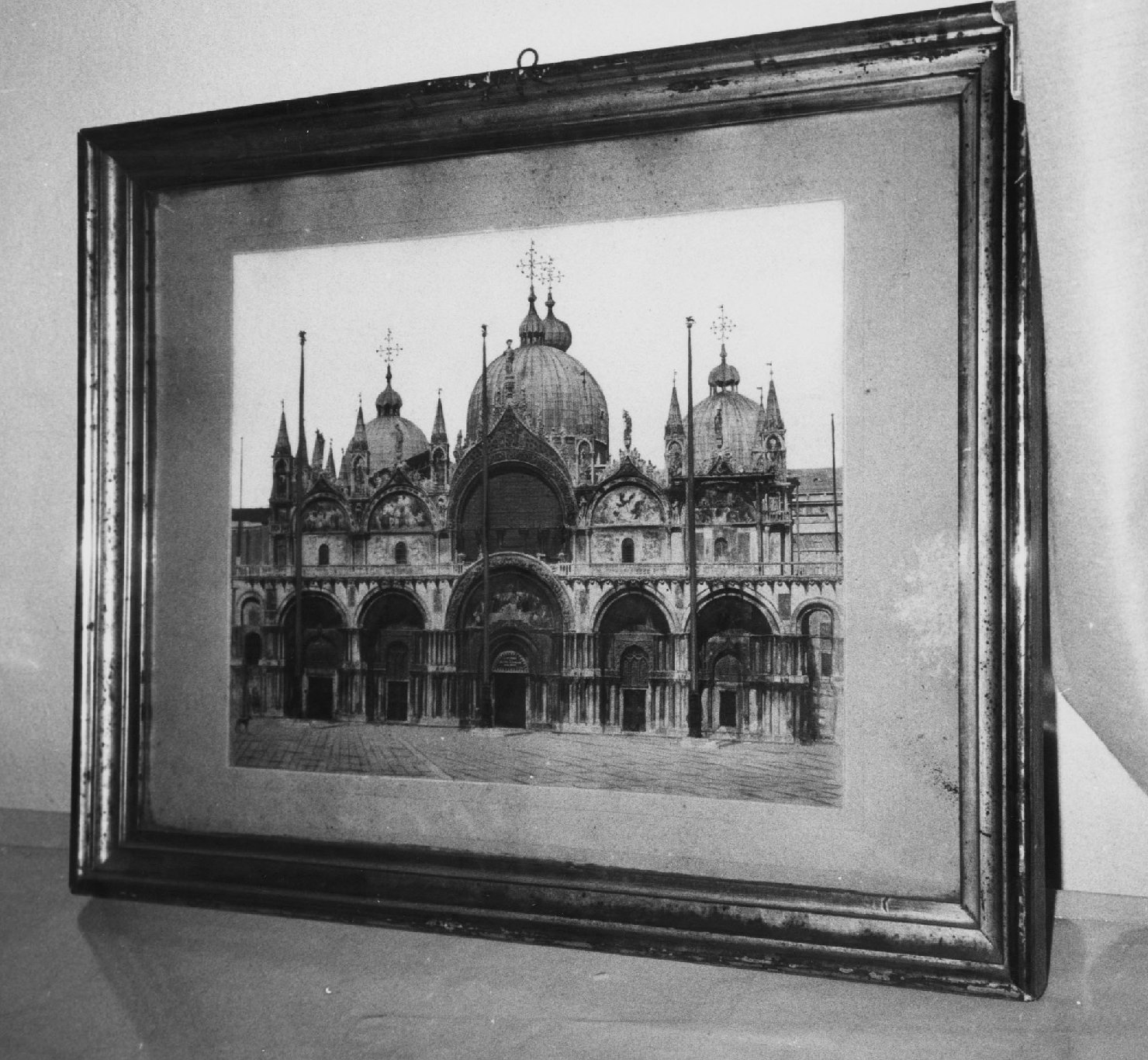 Veduta della Basilica di S. Marco, Venezia (positivo) - ambito veneziano (XIX)