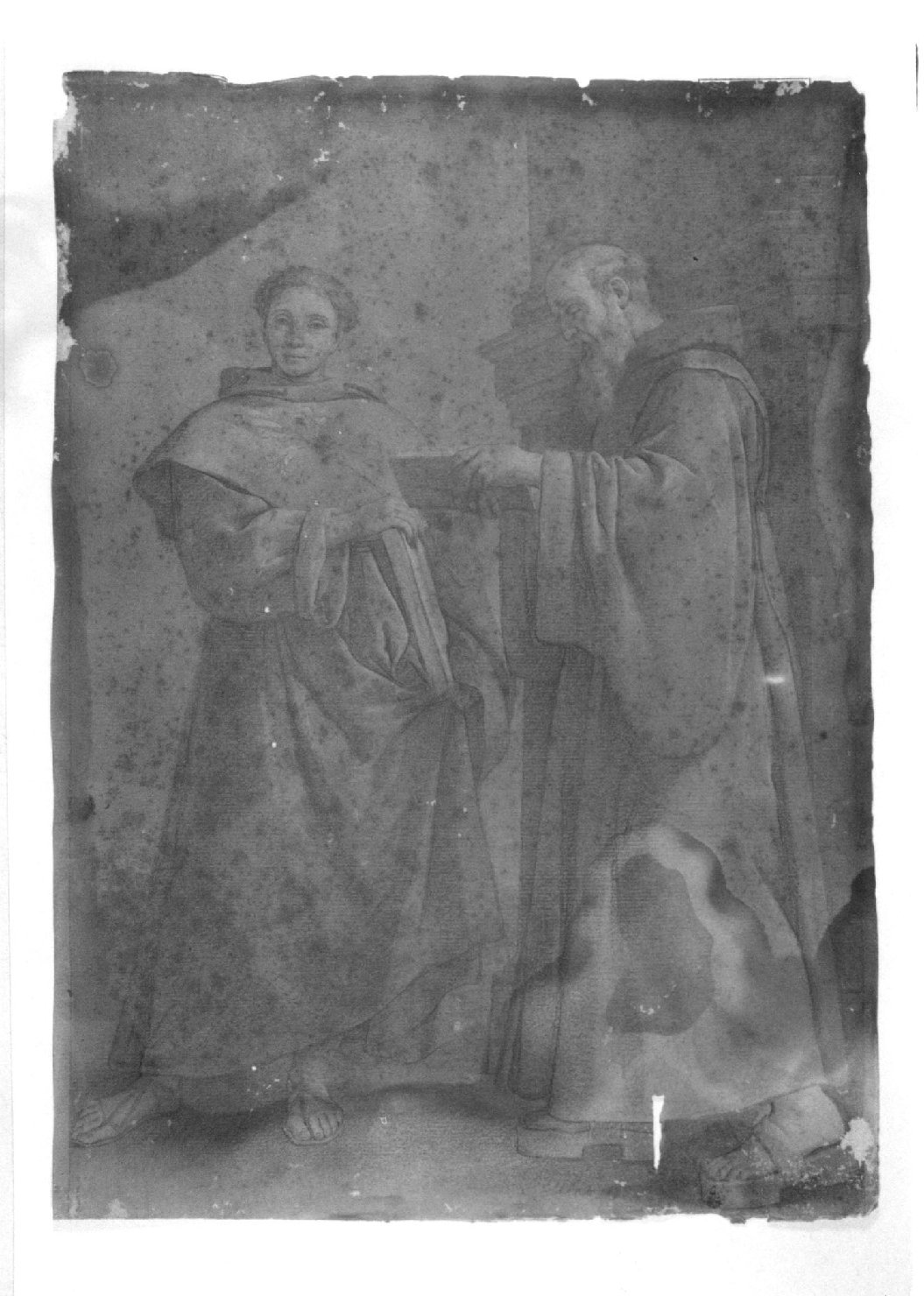 Santi (disegno, opera isolata) di Pitteri Marco Alvise (attribuito) (sec. XVIII)