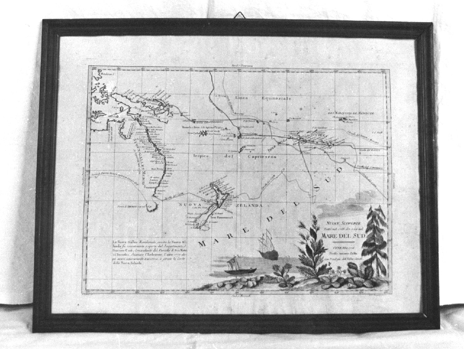 Nuove scoperte fatte nel 1765.67 e 69 nel mare del Sud, geografia (stampa) di Zuliani Giuliano (sec. XVIII)
