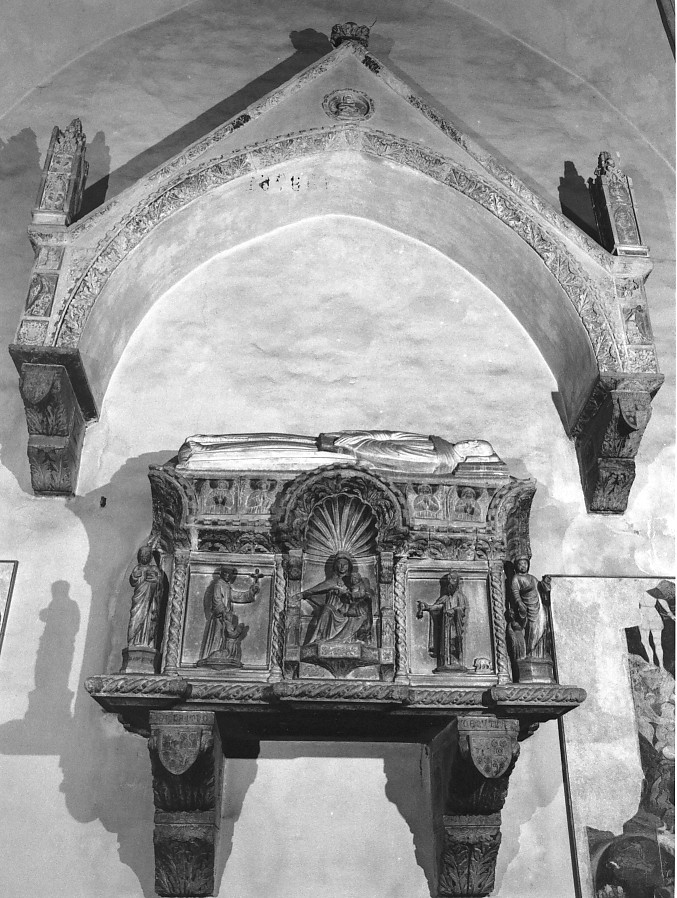 monumento funebre, insieme di Antonio Da Mestre (attribuito) (sec. XV)