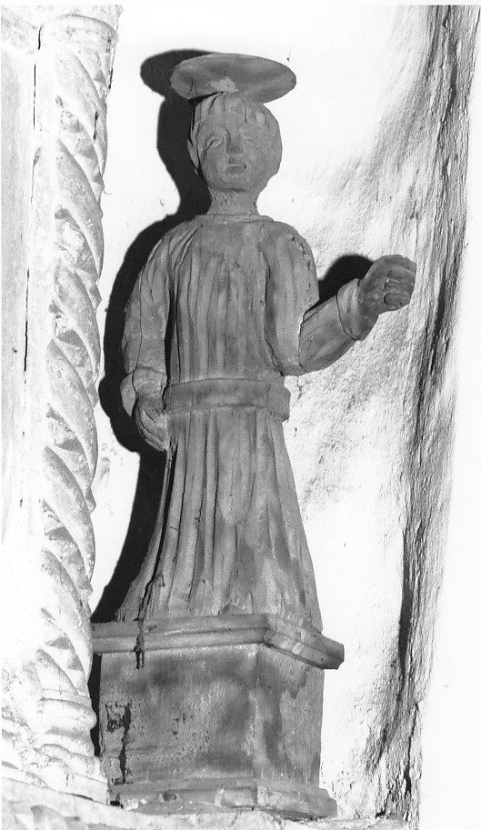 Santo (statua, elemento d'insieme) di Antonio Da Mestre (attribuito) (sec. XV)