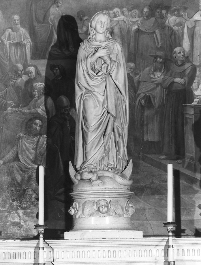 Immacolata Concezione (statua) di Groggia Giuseppe (sec. XIX)