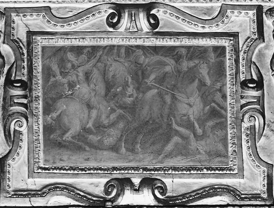 scena di battaglia (dipinto) di Canera Anselmo (attribuito) (seconda metà sec. XVI)