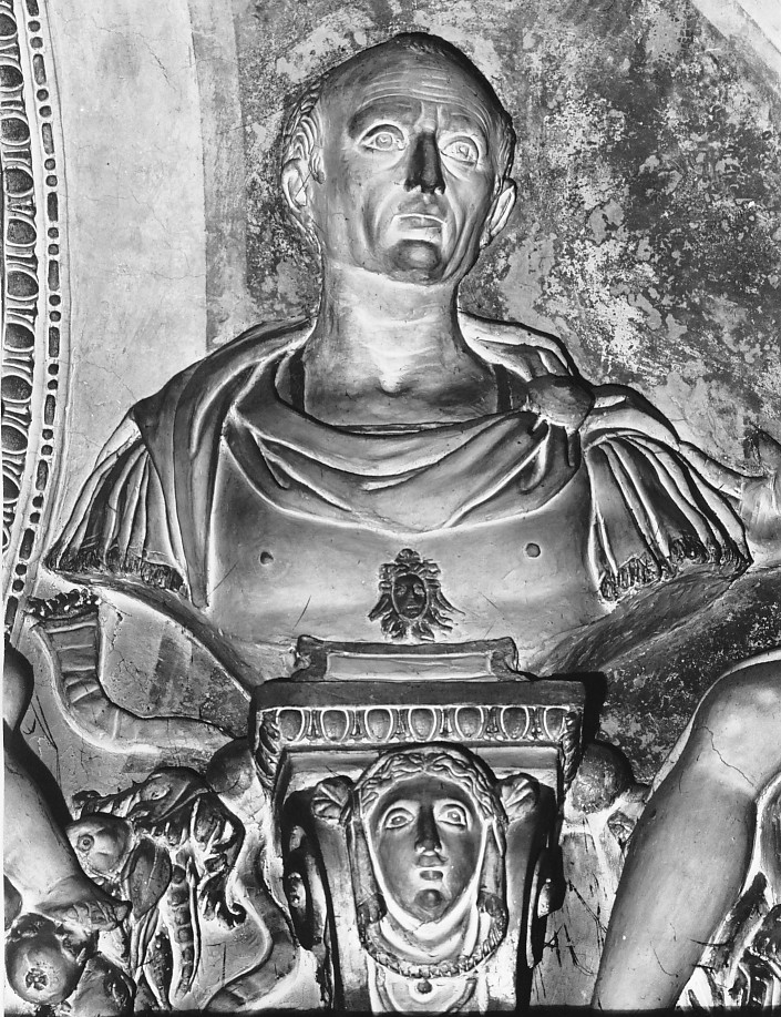 busto maschile (busto) di Rubini Lorenzo (attribuito) (sec. XVI)