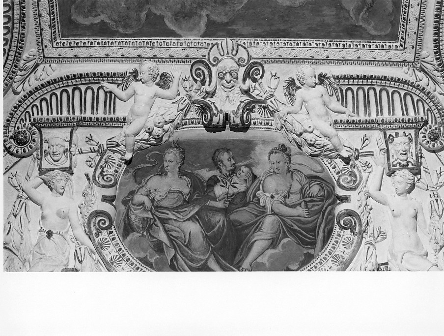 decorazione plastica, elemento d'insieme di Rubini Lorenzo (attribuito) (sec. XVI)