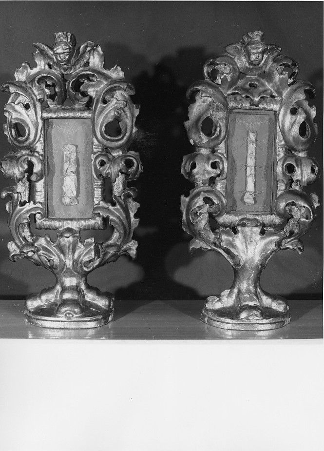 reliquiario - a ostensorio - ambito veneto (sec. XVIII)