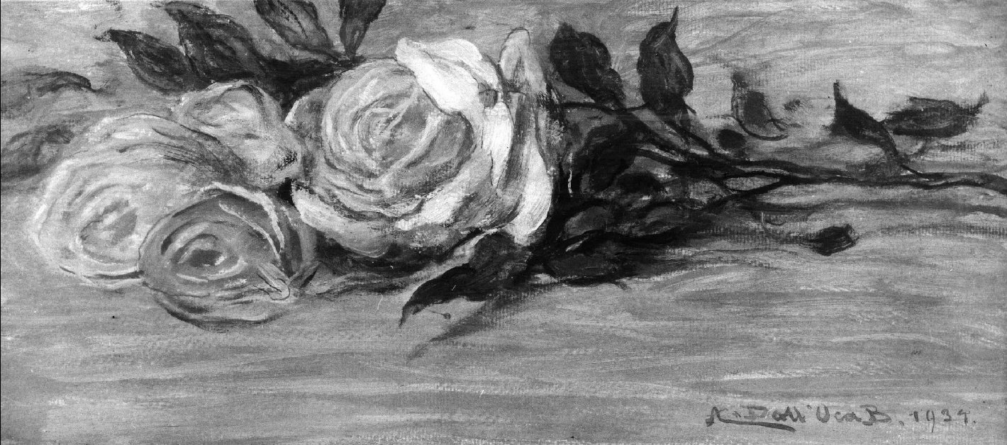 Fiori, fiori (dipinto) di Dall'Oca Bianca Angelo (sec. XX)