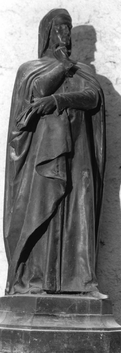 Dante (scultura) di Zannoni Ugo (sec. XIX)