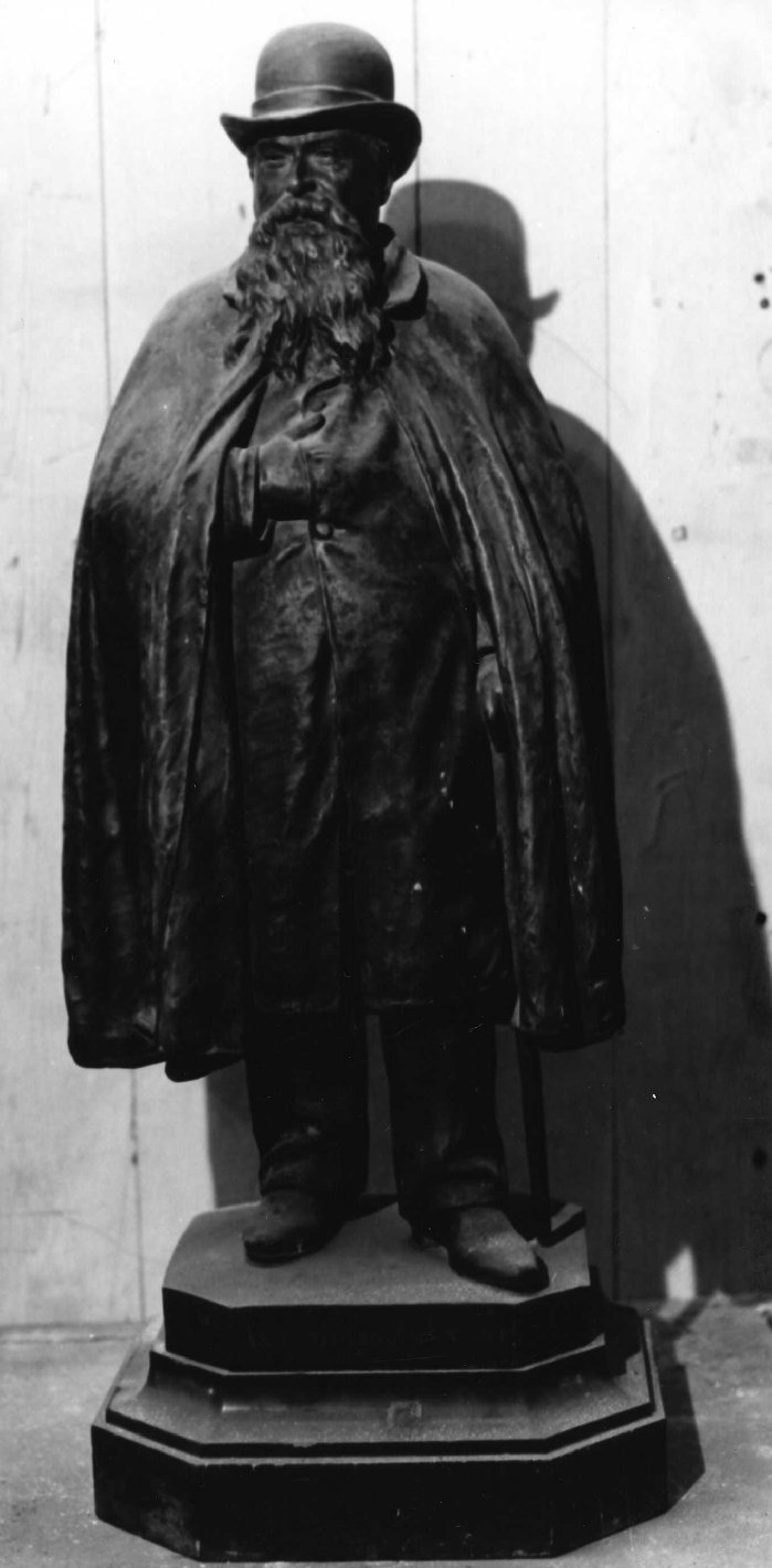 Antonio Giuseppe Zannoni, figura intera di uomo (scultura, opera isolata) di Zannoni, Ugo - ambito Italia settentrionale (ultimo quarto XIX)