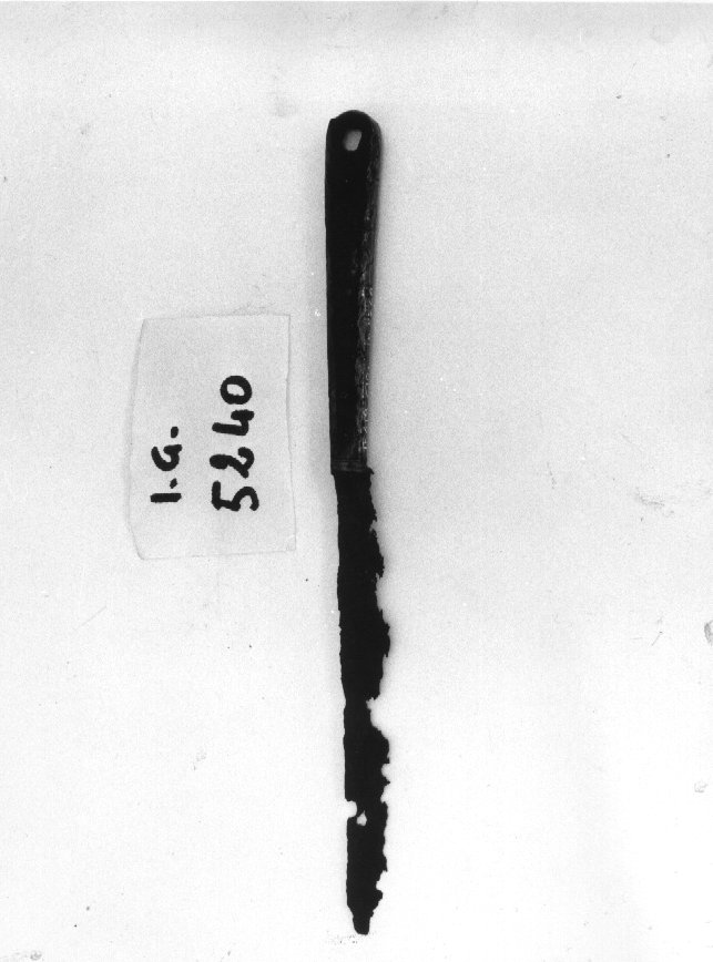 coltello - ambito veneto (prima metà secc. XIV/ XV, sec. XV, secc. XV/ XVI)