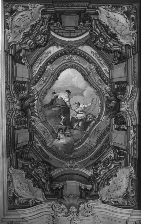 Venere offre in prestito la sua cintura a Giunone (dipinto) di Cignaroli Giambettino (sec. XVIII)
