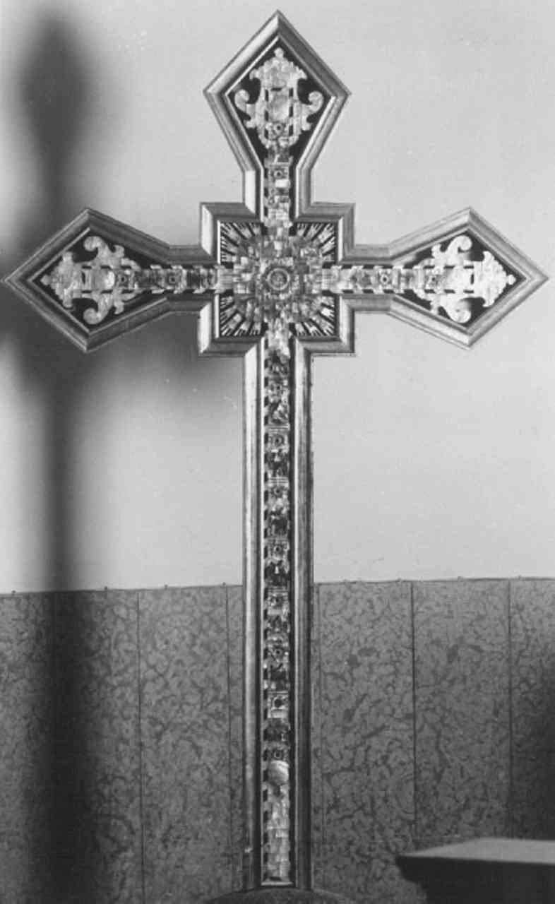 croce portatile - ambito palestinese (metà sec. XIX)
