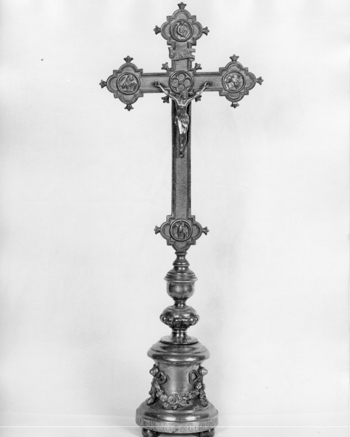 croce d'altare, opera isolata - ambito veneto (fine sec. XIX)