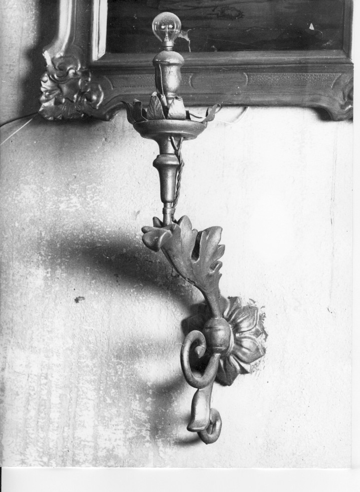 candeliere da parete, opera isolata - ambito veneto (sec. XVIII)