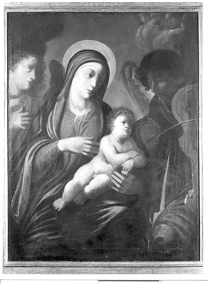 Madonna con Bambino e angeli (dipinto) di Allegri Antonio detto Correggio (prima metà sec. XVI)