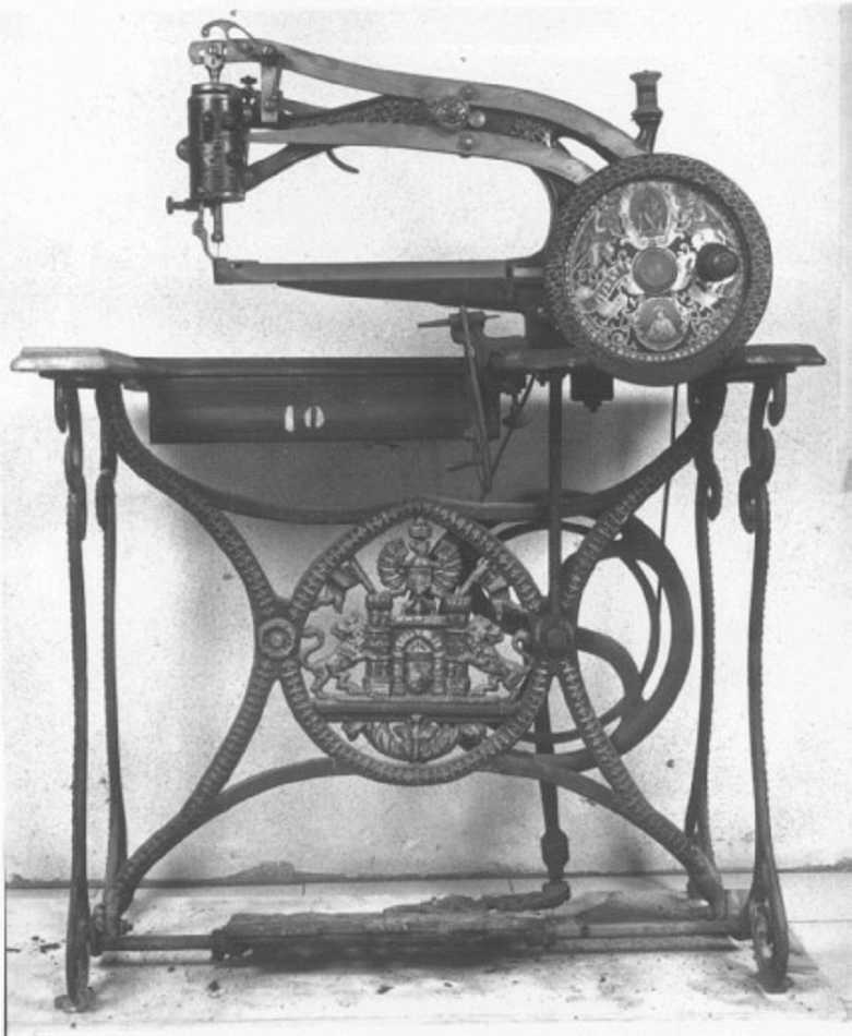 macchina per cucire di Fabbrica Bradbury (sec. XIX)
