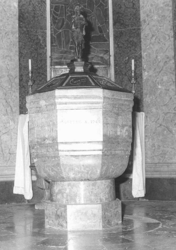 fonte battesimale - ambito veronese (sec. XV)