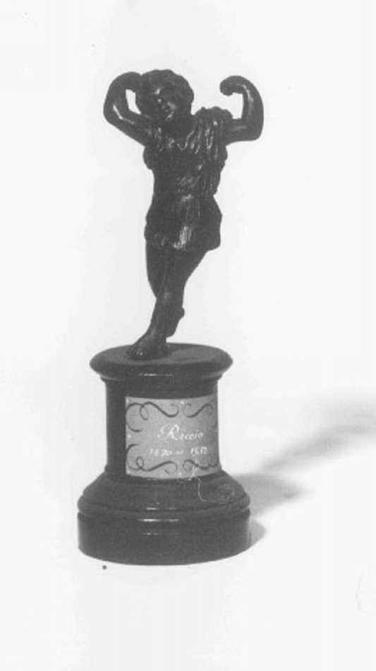 figura maschile (statuetta) di Briosco Andrea detto Riccio (sec. XVI)