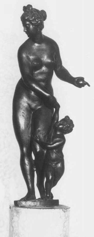 Venere e Cupido (statuetta) di Boulogne Jean detto Giambologna (attribuito) (sec. XVI)