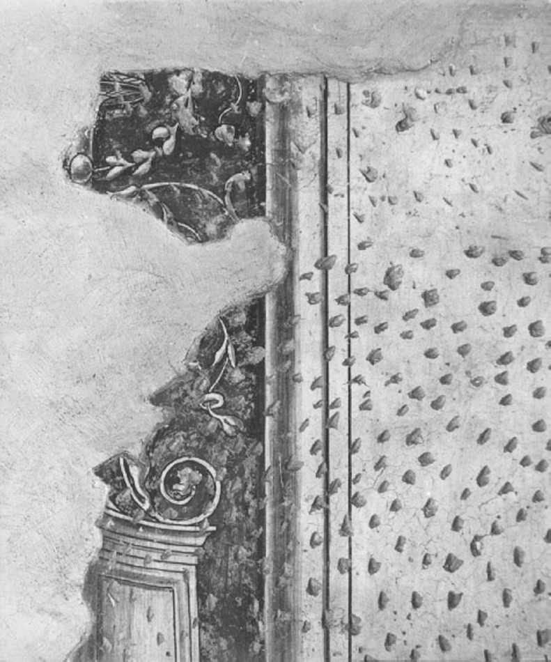 motivi decorativi a candelabra (dipinto, frammento) di Morone Francesco (e aiuti) (sec. XV)