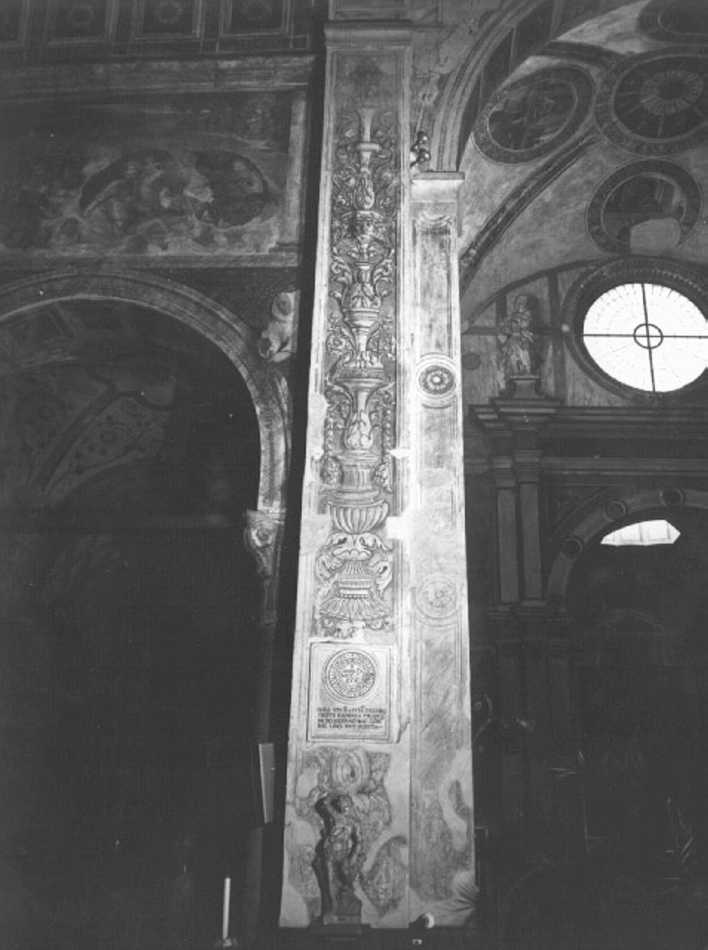 motivi decorativi a candelabra (dipinto) di Morone Domenico (e aiuti) (sec. XV)
