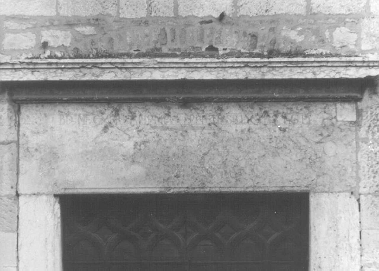 architrave - ambito veneto (sec. XV)