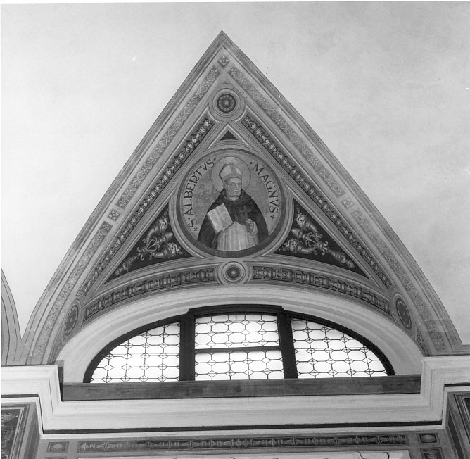Dottore della Chiesa (dipinto, elemento d'insieme) di Chini Tito (sec. XX)