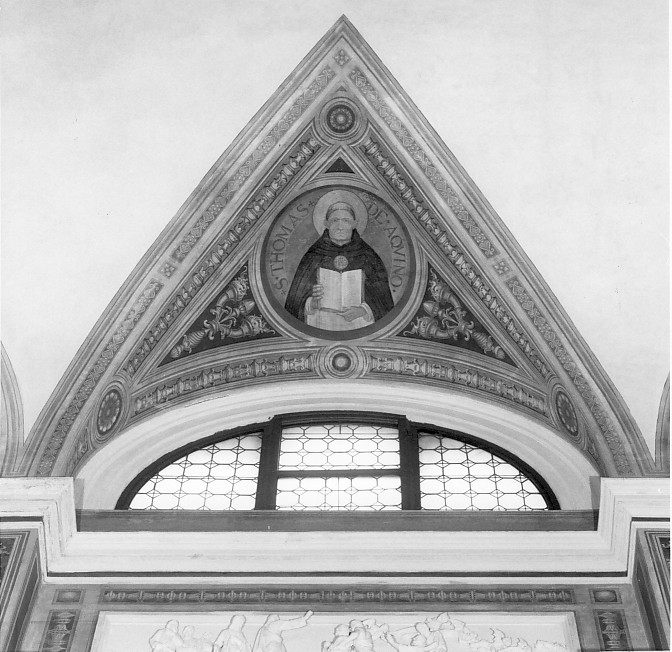 San Tommaso d'Aquino (dipinto) di Chini Tito (sec. XX)