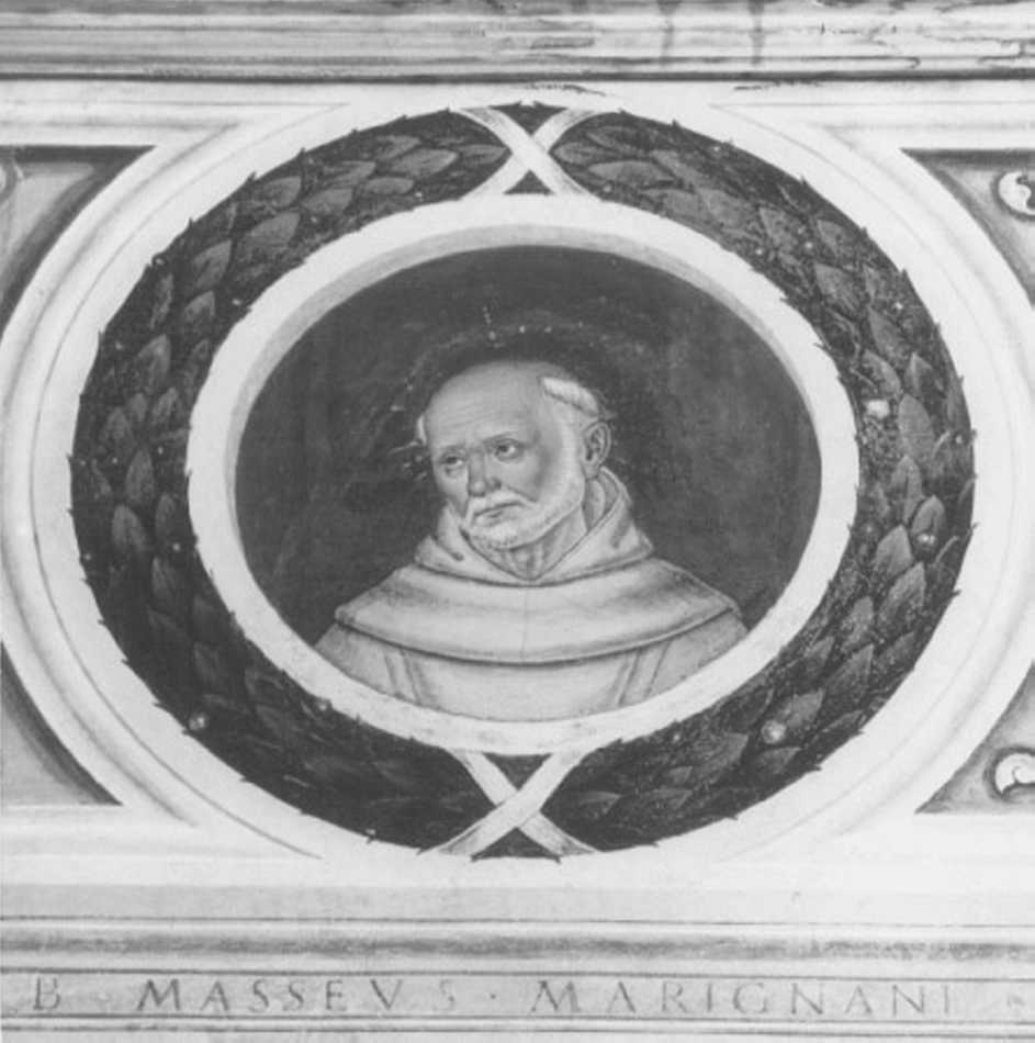 beato (dipinto) di Morone Domenico (e aiuti), Morone Francesco (fine/inizio secc. XV/ XVI)