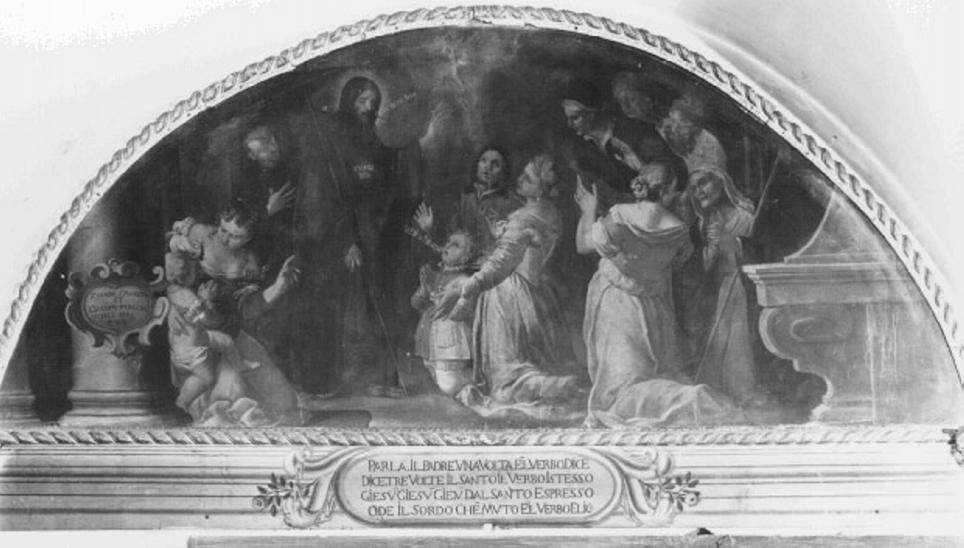 San Francesco di Paola (dipinto) di Menarola Cristoforo (sec. XVIII)