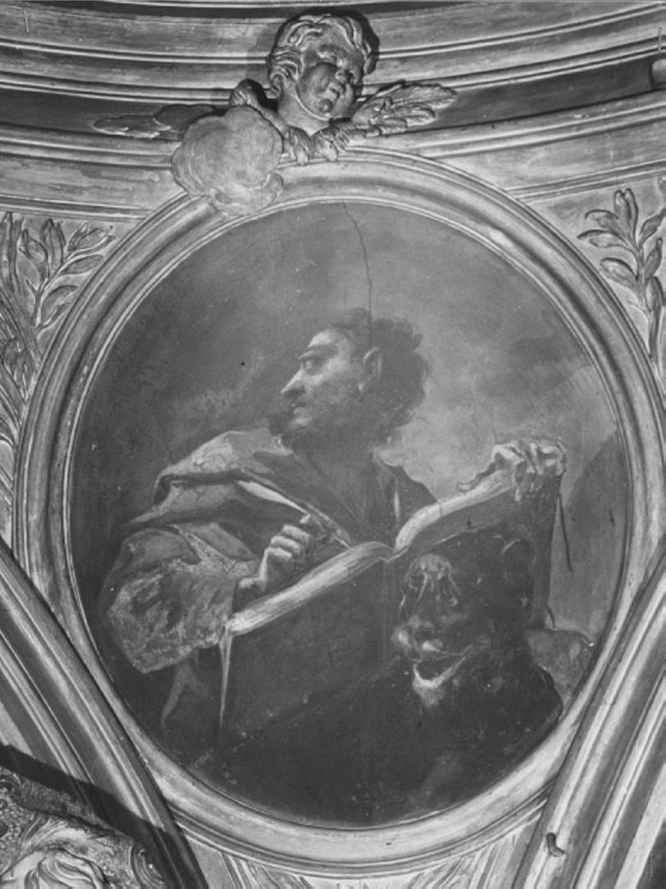 San Marco Evangelista (dipinto) di Balestra Antonio (sec. XVIII)