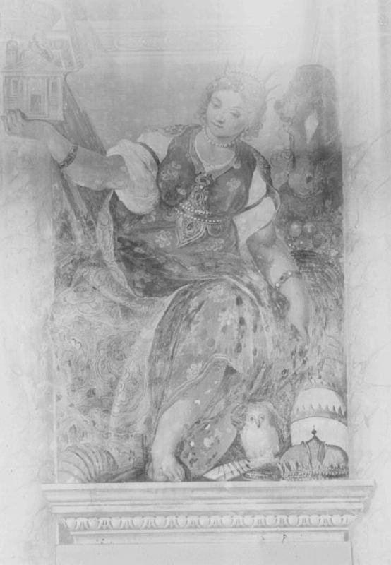 allegoria dell'Europa (dipinto) di Maganza Alessandro (attribuito) (primo quarto sec. XVII)