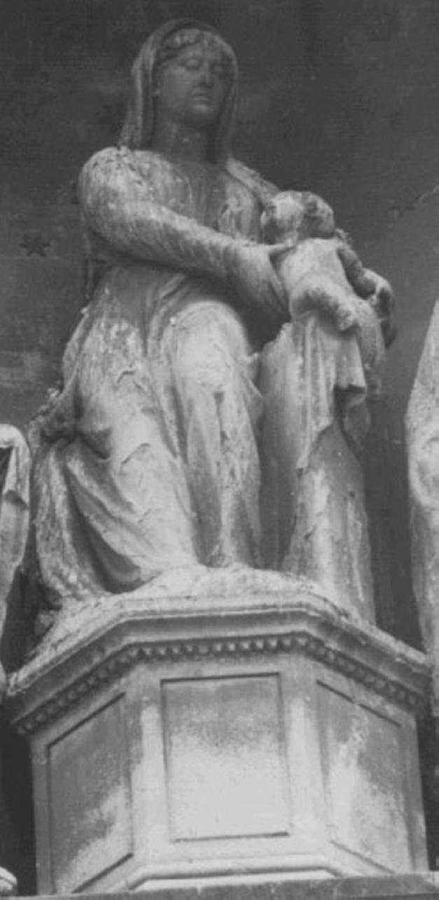 Madonna con Bambino (statua) di Krone G.b (sec. XVI)