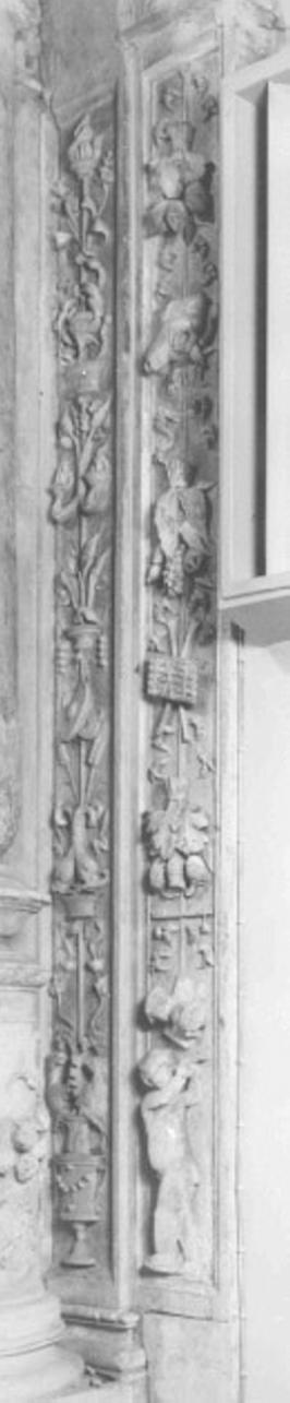 motivi decorativi (lesena, serie) di Pittoni Girolamo Da Lumignano (maniera), Rocco Da Vicenza (maniera), Lombardo Pietro (maniera) (sec. XVI)