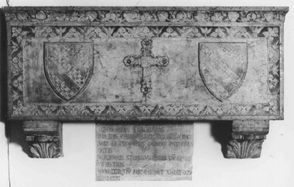 monumento funebre - ambito veneto (sec. XIV)