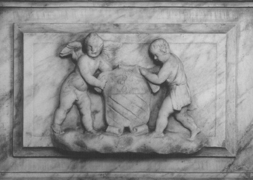 angioletti e putti (rilievo, serie) di Krone G.b (attribuito) (sec. XVI)