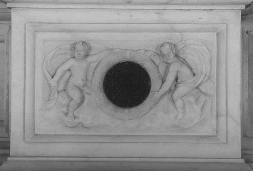 angioletti e putti (rilievo, serie) di Krone G.b (sec. XVI)
