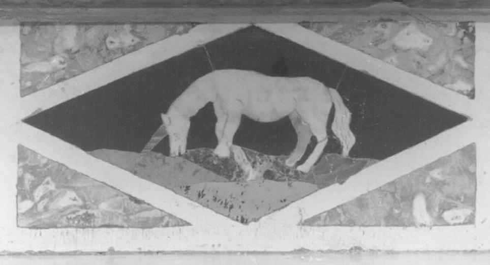 cavallo (decorazione a intarsio) di Corbarelli Benedetto (sec. XVII)