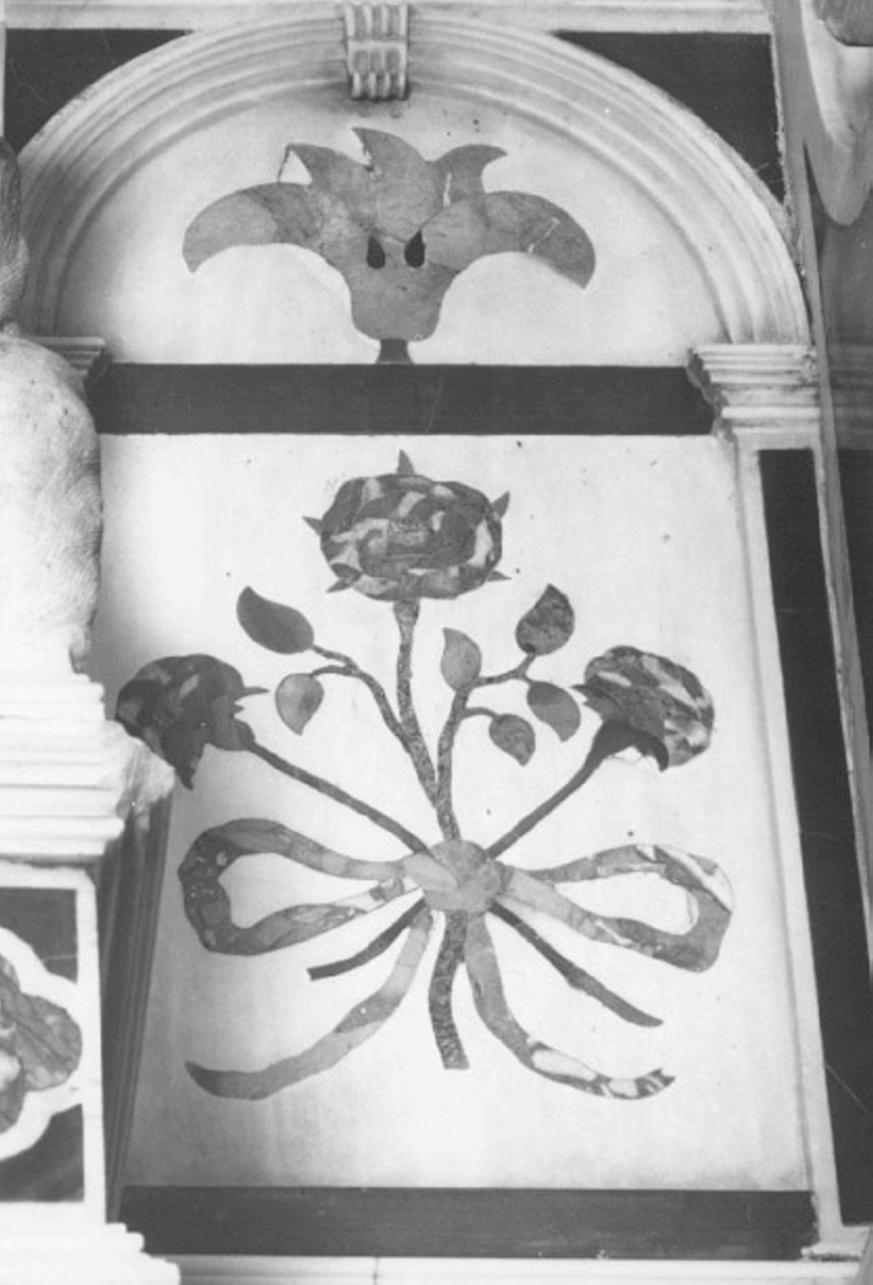 mazzo di fiori (decorazione a intarsio) di Bovio Da Feltre, Corbarelli Antonio, Corbarelli Domenico, Corbarelli Francesco, Corbarelli Benedetto (sec. XVII)
