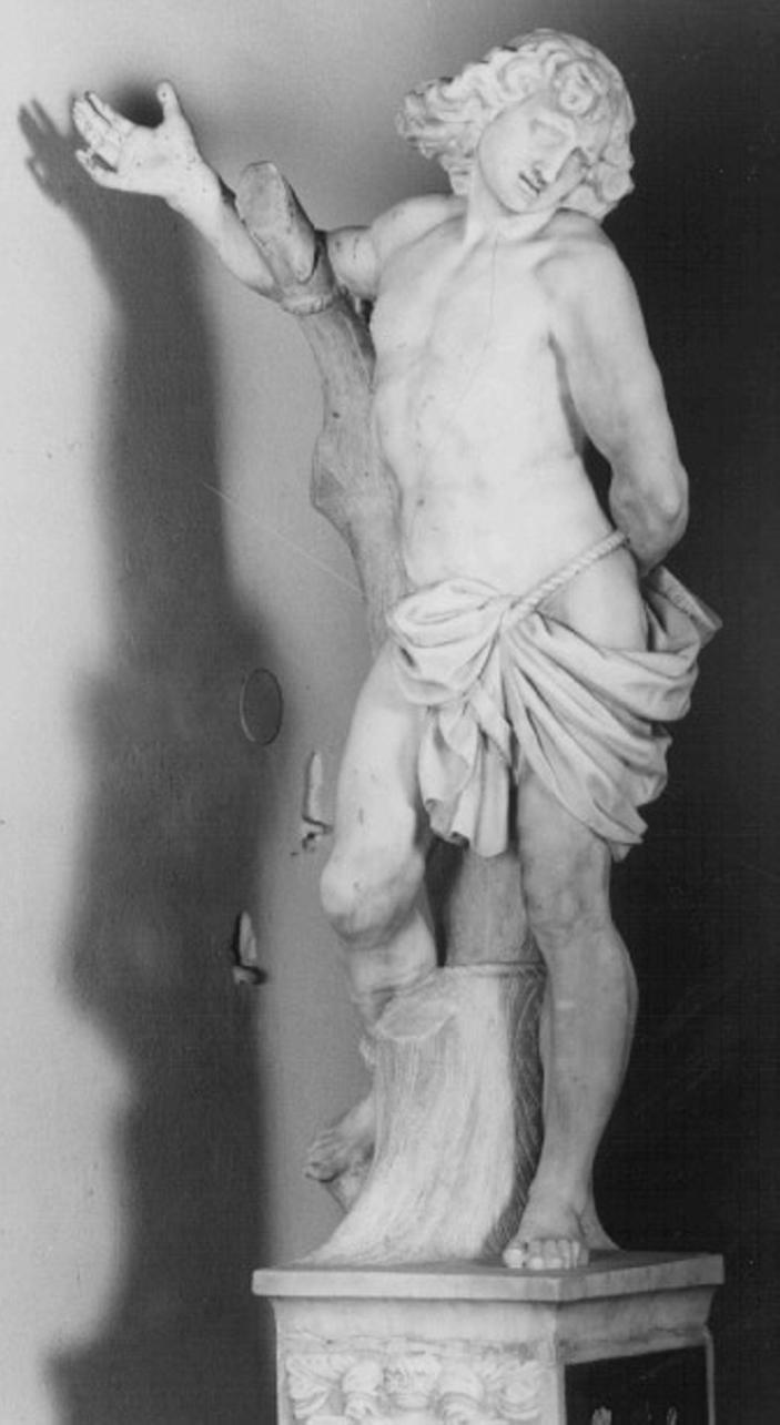 San Sebastiano (statua) di Marinali Angelo (attribuito) (sec. XVII)